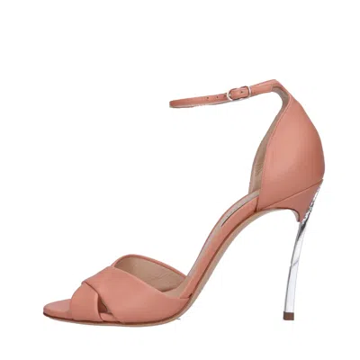 Casadei Sandals In Rosa Chiari E Naturali