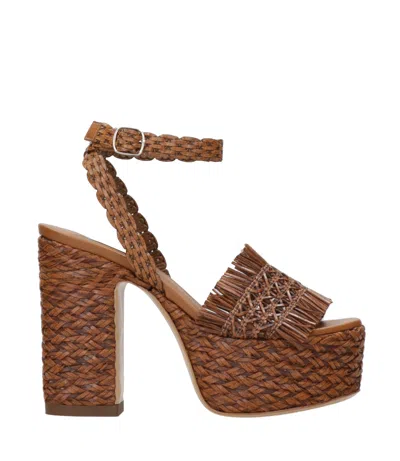 Casadei Sandals Suede In Brown
