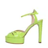 Casadei Sandals In Verde Blu E Verdi