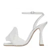 Casadei Sandals White In Bianco Chiari E Naturali