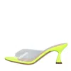 Casadei Sandals Yellow In Giallo Vivaci