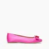 CASADEI CASADEI SATIN BALLET FLATS - WOMAN FLATS AND LOAFERS FUCHSIA AND FLAME 36.5