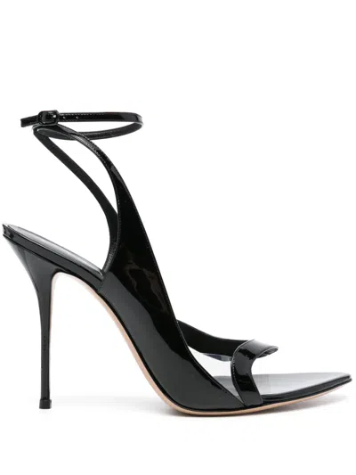 Casadei Scarlet 100mm Sandals In Black