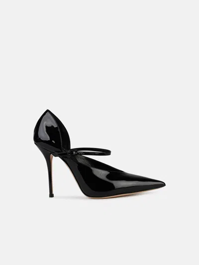 Casadei 'scarlet' Black Shiny Leather Pumps