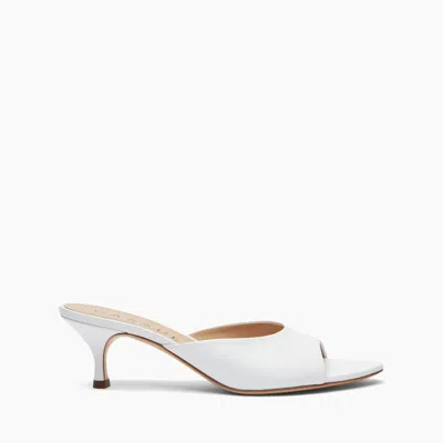Casadei Scarlet 50mm Mules In White