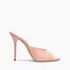 Casadei Scarlet Mule Leather - Woman Mules Light Peach 39 In Light Peach