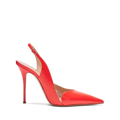 Casadei Scarlet Slingback Patent Leather - Woman Pumps And Slingback Coralflame 38