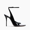 Casadei Scarlet Slingback Patent Leather - Woman Sandals Black 38.5 In Black