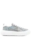 Casadei Sequin-embellished Sneakers In Multi