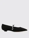 Casadei Embellished Pointed-toe Flat Pumps In Black
