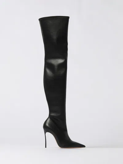 CASADEI BOOTS CASADEI WOMAN COLOR BLACK,433268002