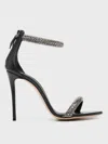 Casadei Blade Stratosphere - Woman Sandals Jet Ematite And Black 37 In Black
