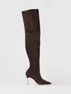 Casadei Shoes  Woman Color Brown In Burgundy