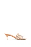 Casadei Limelight 60mm Leather Mules In Pink