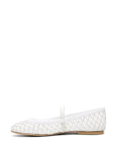 Casadei Sifnos Ballet Flats In White