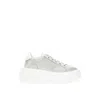 Casadei Nexus Hanoi Leather Sneakers In Silver