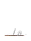 Casadei Silver Glitter Slipper