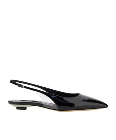 CASADEI CASADEI SLINGBACK BALLET FLAT SHOES