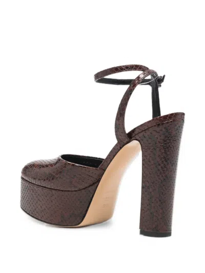 Casadei Snakeskin-effect Platform Pumps In Multi