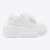 Casadei White Leather Nexus Sneakers In White