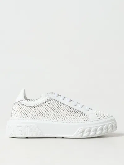 Casadei Off Road Sneakers In White