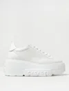 Casadei Low Top Sneakers Platform Sole In White