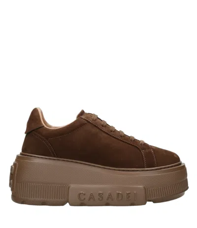Casadei Sneakers Cocoa In Brown