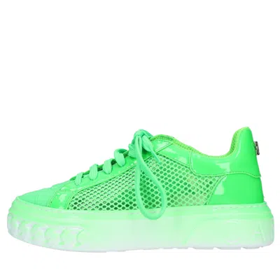 Casadei Sneakers Green In Verde Blu E Verdi