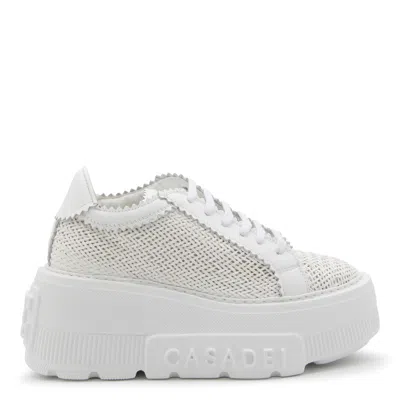 Casadei Nexus Hanoi Womans Platform Sneakers In White