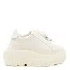 Casadei Low Top Sneakers With Embellished Platform Sole