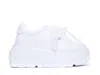 Casadei Nexus Net Salento Leather Low Top Sneakers In White