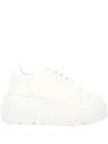 Casadei White Leather Nexus Sneakers In White