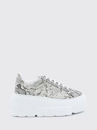 Casadei Sneakers Woman Color Grey In Animal Print