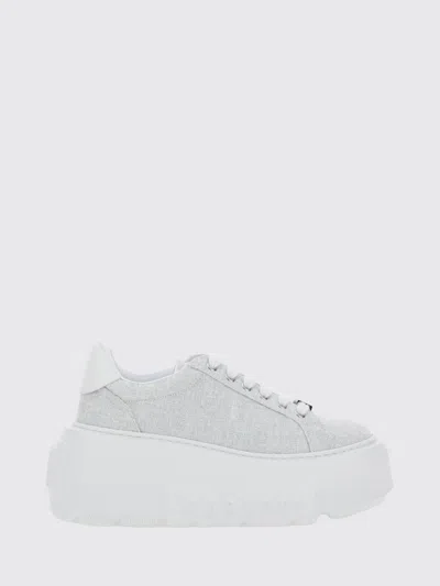 Casadei Sneakers Woman Color Grey In White