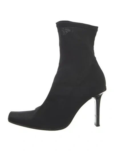 Pre-owned Casadei Sock Boots In Blue