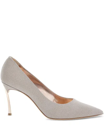 CASADEI SOLAR ECLIPSE POINTED-TOE HIGH PUMPS