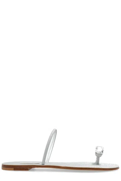 Casadei Soraya Sandals In Silver