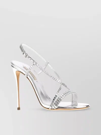Casadei Starlight Open Toe Stiletto Sandals