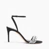 Casadei Starsway Julia Sandals - Woman Sandals Black And Crystal 40