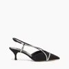 Casadei Starsway Julia Slingbacks - Woman Pumps And Slingback Black And Crystal 35.5