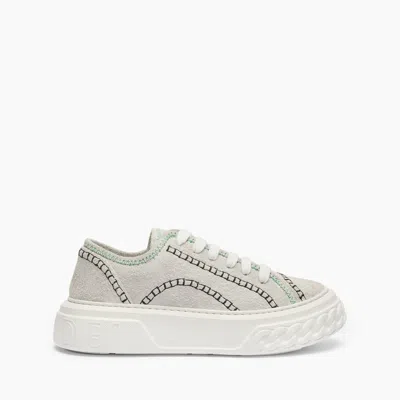 Casadei Stitch Off Road Sneakers - Woman  Ghiaccio 40.5 In Gray