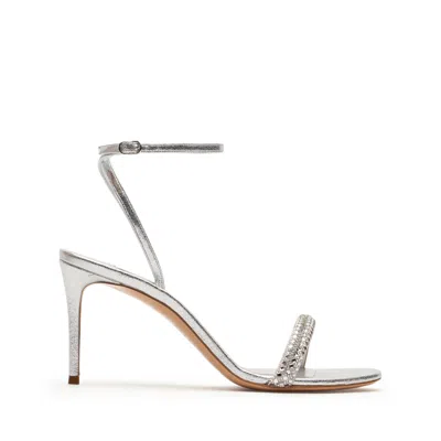 Casadei Stratosphere Julia Wonder - Woman Sandals Cristallo And Argento 41