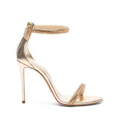 Casadei Stratosphere Julia Wonder - Woman Sandals Honey And Platino 40 In Gold