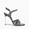 Casadei Studsway Blade - Woman Sandals Black 40 In Black