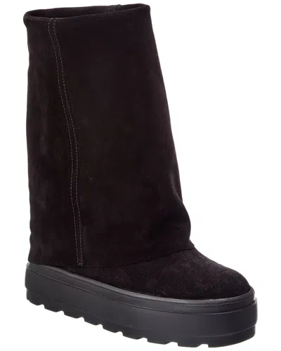 Casadei Suede Boot In Black