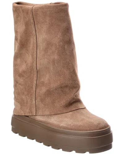 Casadei Suede Boot In Brown
