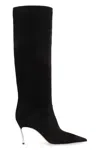 Casadei 100mm Blade Boots In Black