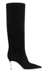 Casadei 100mm Blade Boots In Black