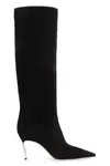 Casadei 100mm Blade Boots In Black
