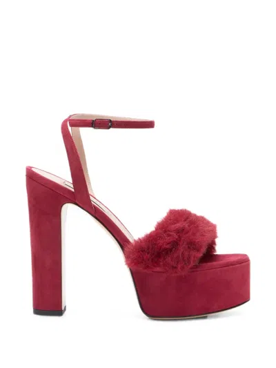 Casadei Suede Platform Pumps In Multi